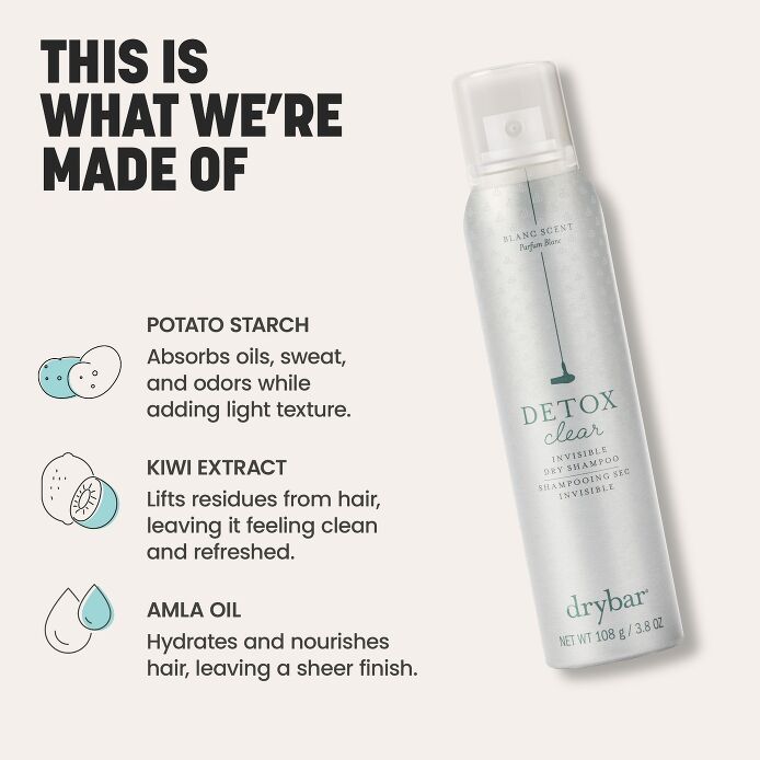 Detox Clear Invisible Dry Shampoo 100g