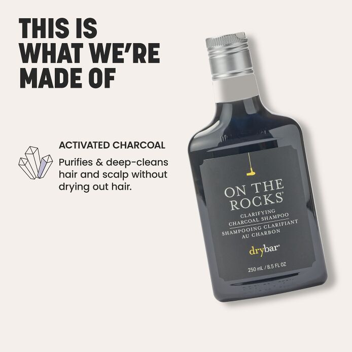 On The Rocks Clarifying Charcoal Shampoo 250ml